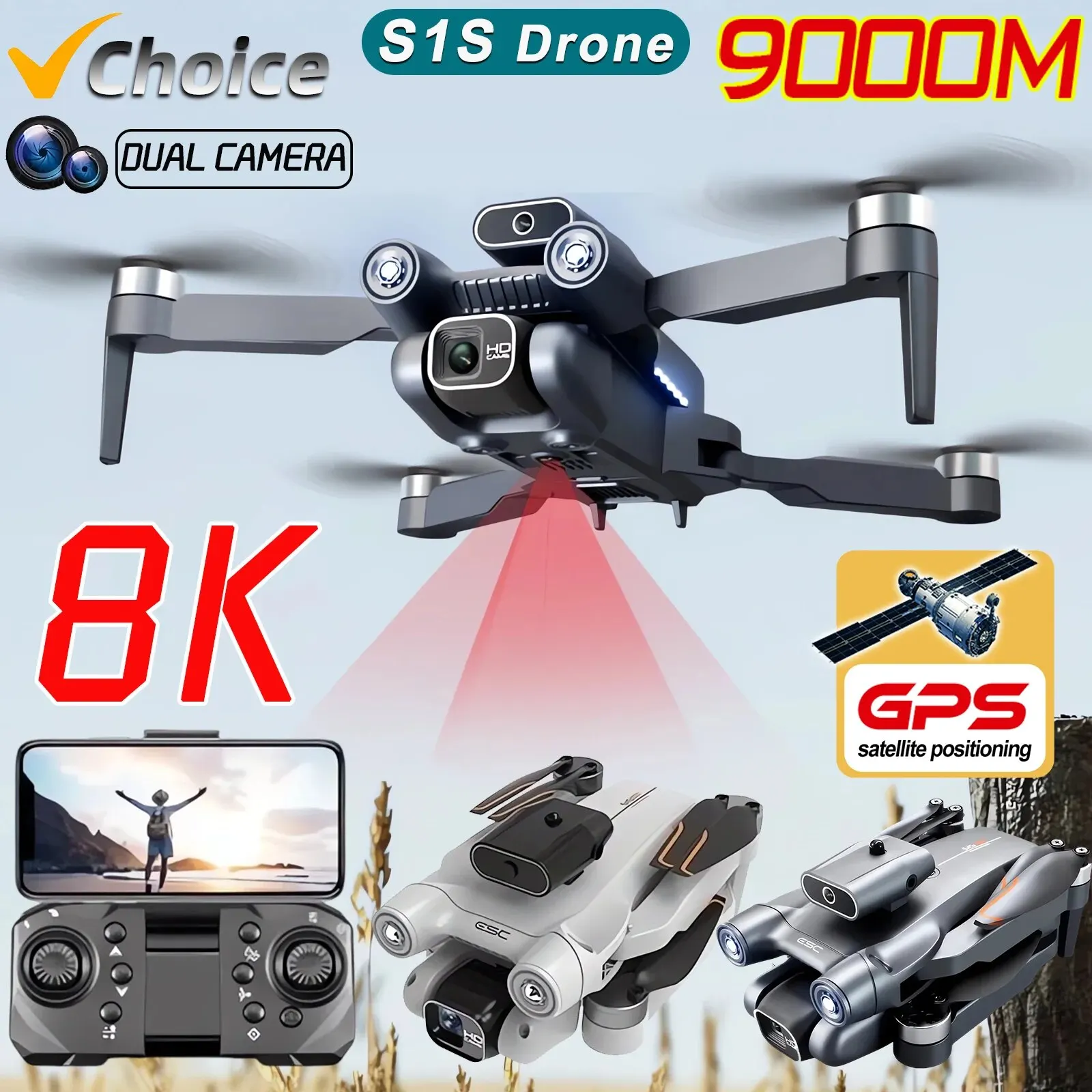 Drone Lidar - 전문 브러시리스 모터 드론 카메라, 장애물