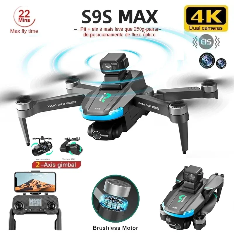 Drone Video Production - 새로운 S9S MAX 미니 드론 4K