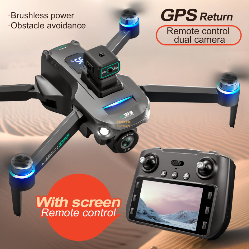 Drone Lidar - 8K 듀얼 카메라 5G WIFI FPV