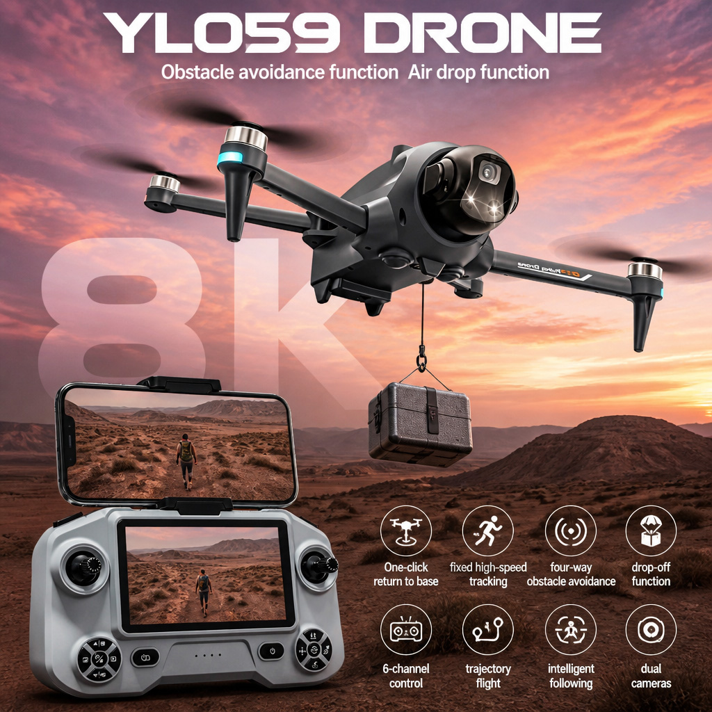 Drone Multispectral - NEW YL059 드론 GPS 자동 복귀
