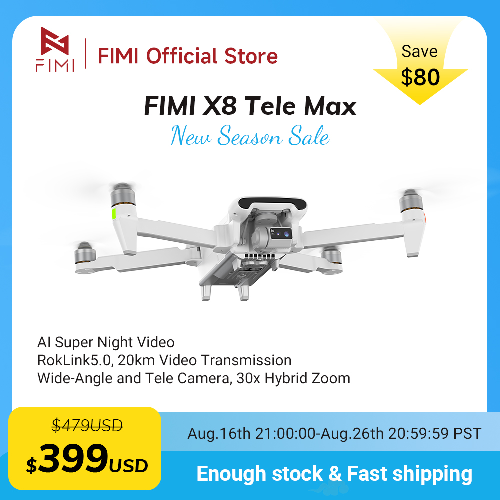 Drone Thermal Imaging - FIMI X8 텔레 맥스 드론 1/2인치