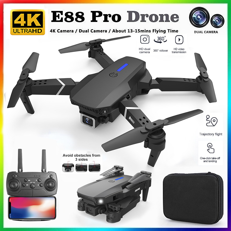 2026 신형 E88 프로페셔널 HD 4K RC 드론  - Drone Lidar 리뷰 및 가격