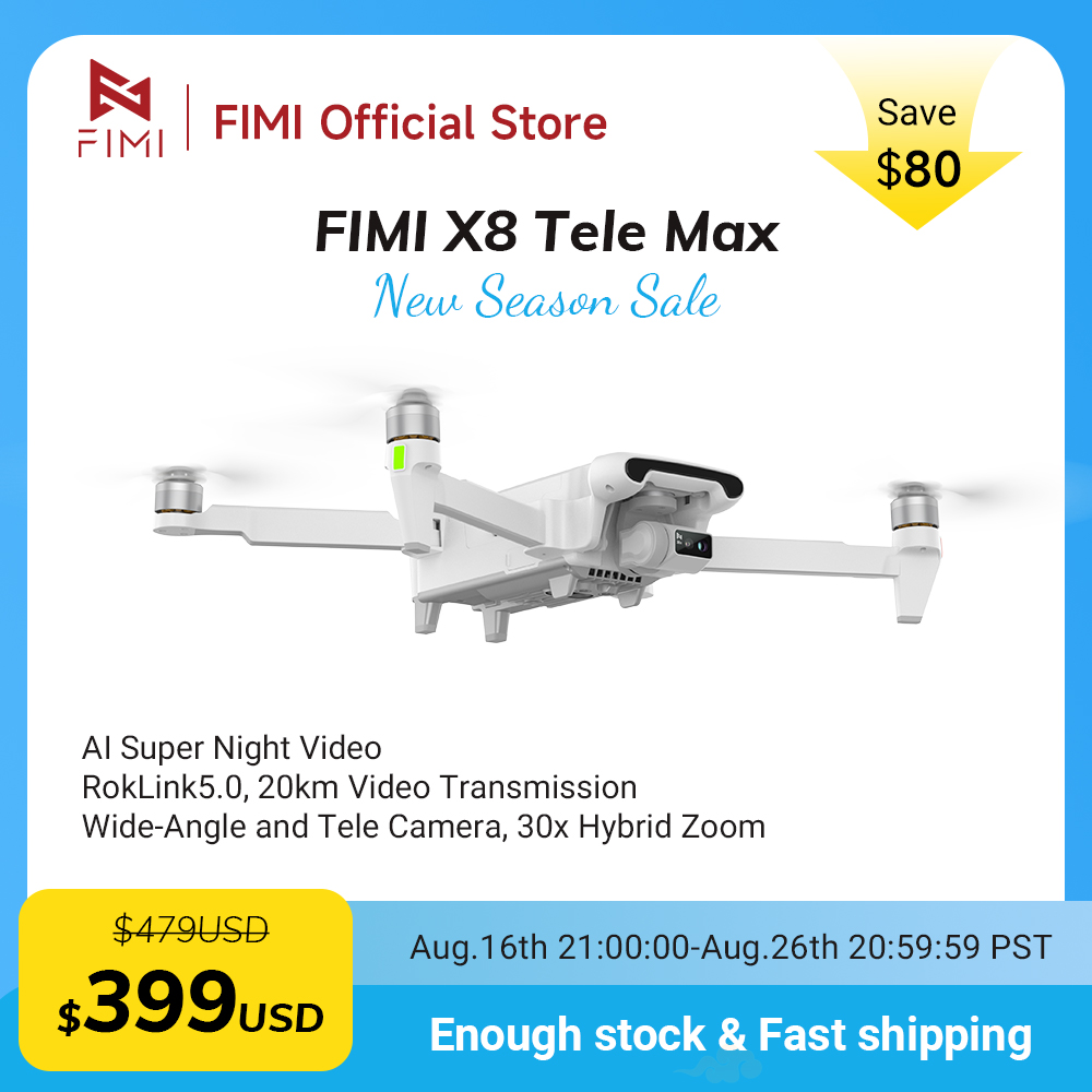 FIMI X8 텔레 맥스 신형 드론 광각 텔레 카메라  - Drone Thermal Imaging 리뷰 및 가격