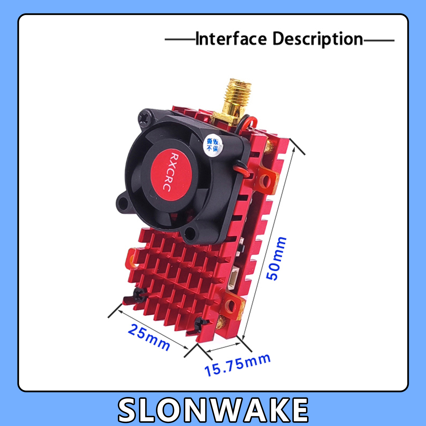 SLONWAKE 5.8G 2W VTX FPV 1800T - Drone Aerial Photography 리뷰 및 가격