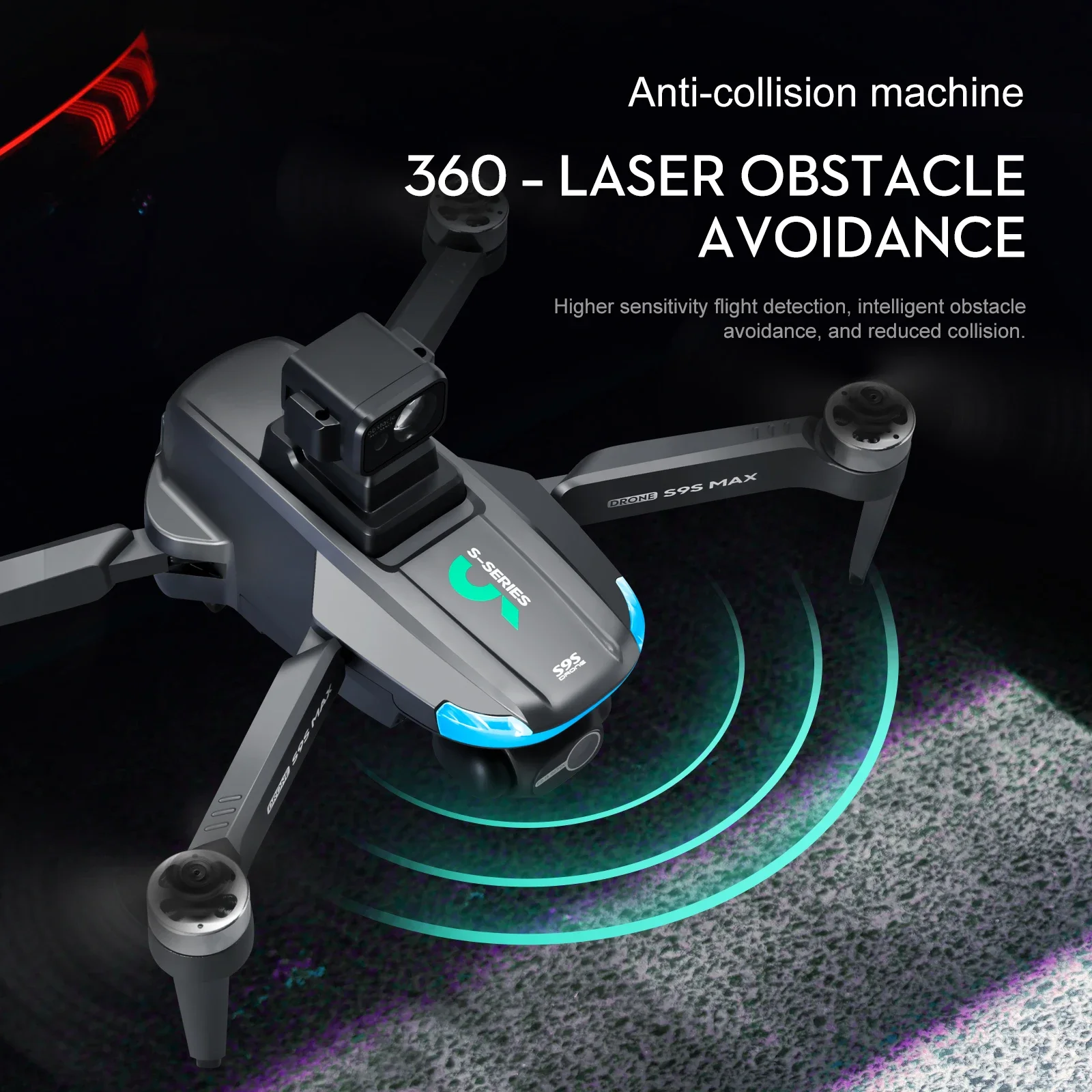 새로운 S9S MAX 미니 드론 4K 2축 PTZ HD - Drone Video Production 리뷰 및 가격