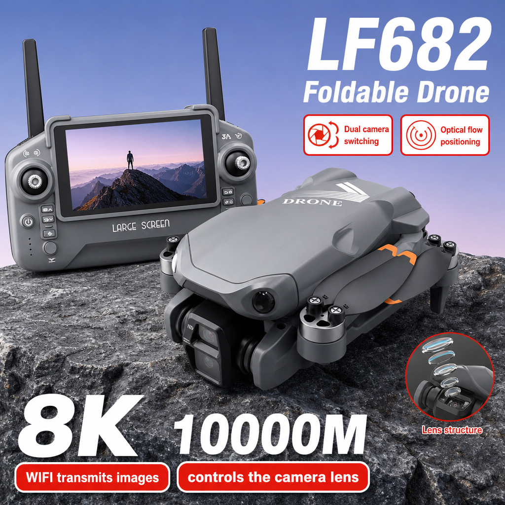 항공 사진 촬영 LF682 드론 8K HD 듀얼 카메라 - Drone Mapping 리뷰 및 가격