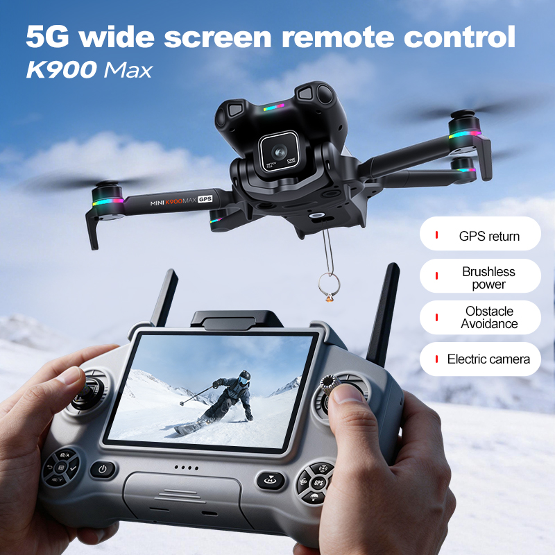새로운 K900 MAX GPS 드론, 4K 전문가용 H - Drone Multispectral 리뷰 및 가격