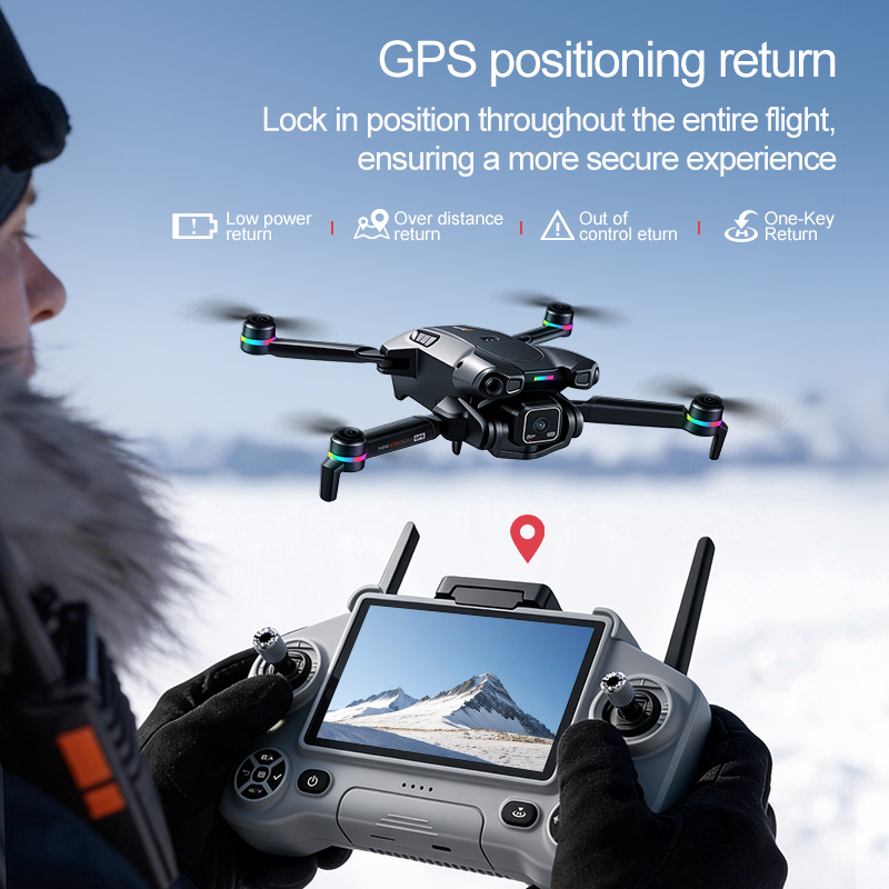 새로운 K900 MAX GPS 드론, 4K 전문가용 H - Drone Multispectral 리뷰 및 가격