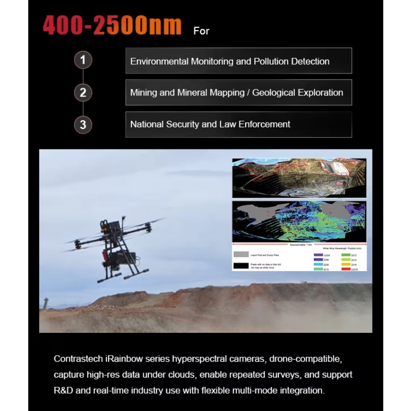 1200밴드 경량 400-1000nm 드론 NIR 하이 - Drone Agriculture Monitoring 리뷰 및 가격