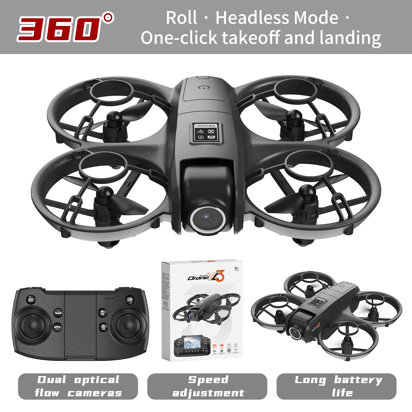 새로운 YL3 RC 드론 8K 1080P 광각 듀얼 H - Drone Multispectral 리뷰 및 가격
