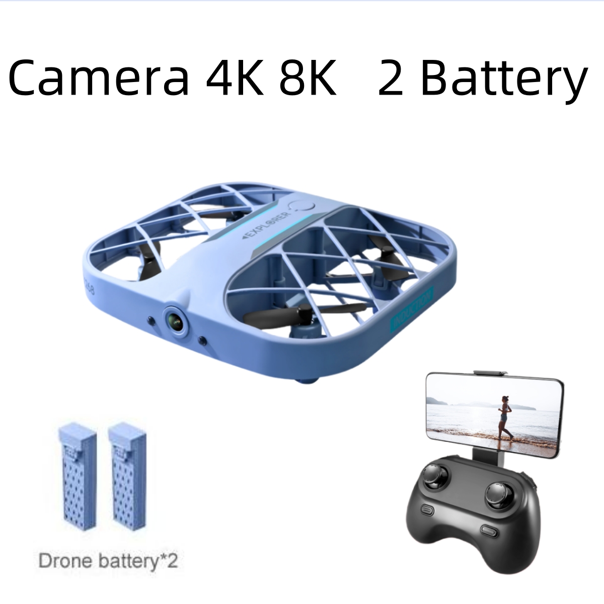 JJRC H107 FPV RC 드론(배터리 2개 포함) - Drone Lidar 리뷰 및 가격